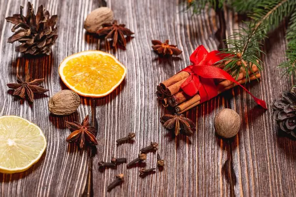Christmas Spices - Cinnamon, Nutmeg, Star Anis, Cloves and Orange