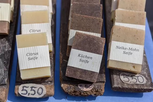 Citrus Seife, Küchen Seife und Nelke-Mohn Seife