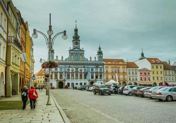 City centre in Ceske Budojevice