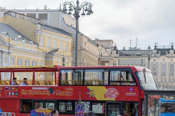 City sightseeing bus in Moscow
