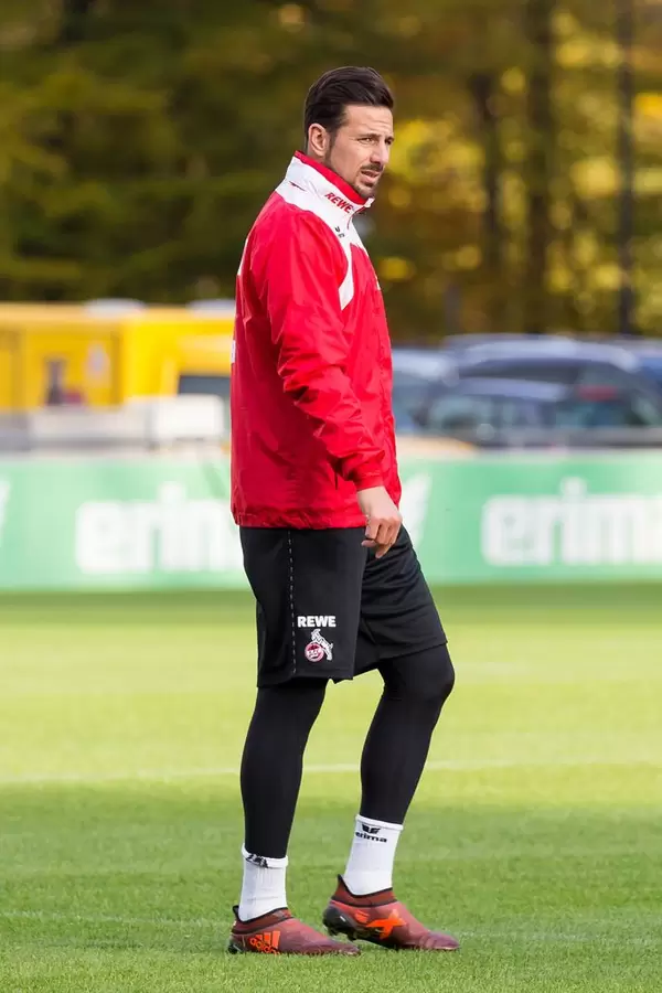 Claudio Pizarro during training on the 13.11.2017