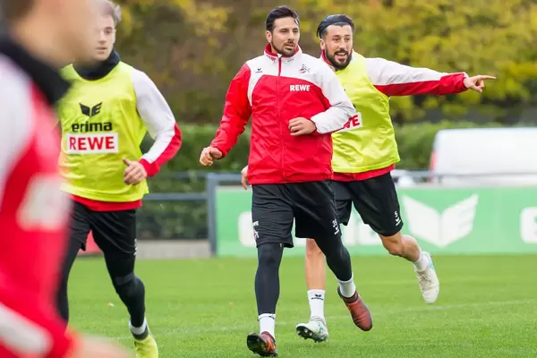 Claudio Pizarro von 1. FC Köln beim Training