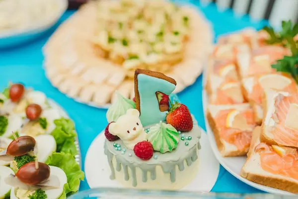 Close Up Of 1st Birthday Cake (Flip 2019)