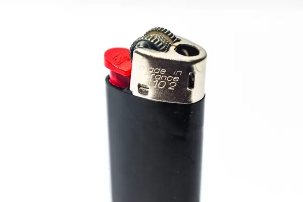 Close up of a cigarette lighter