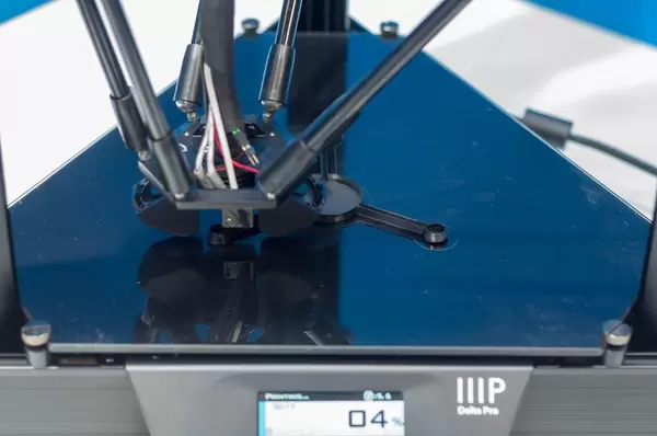 Close-up of a IIIP 3D printer