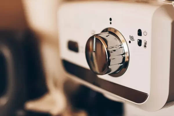 Close up of coffee machine