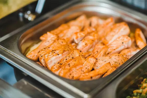Close Up Of Cooked Salmon With Pepper (Flip 2019)