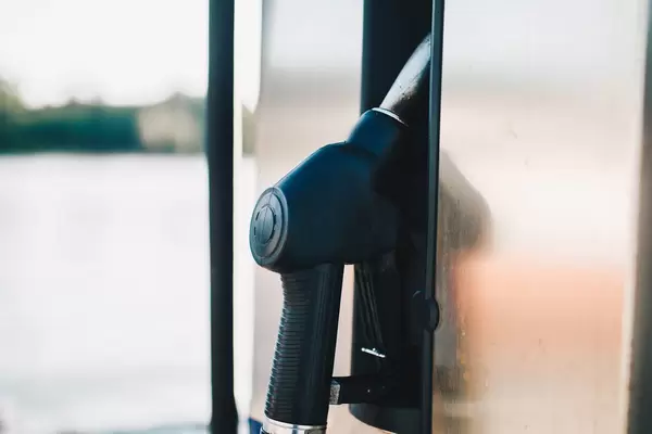 Close up of gas pump in a gas station
