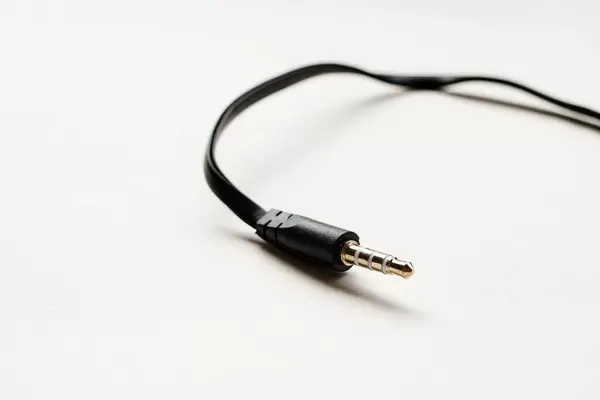 Close up of jackplug