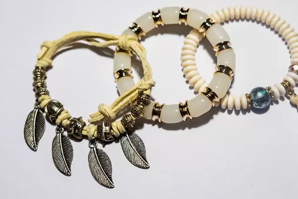 Close up of native bracelets (Flip 2019)