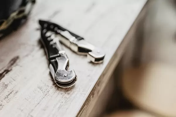 Close up of pocket knife