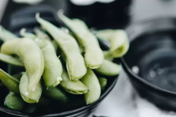 Close up of snap peas