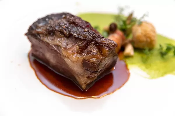 Close-up of Wagyu Short Rib