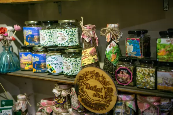 Close Up Photo of different kinds of Tea sold at a Store in Dalat, Vietnam
