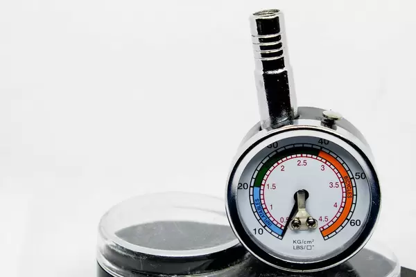 Close up shot of pressure gauge