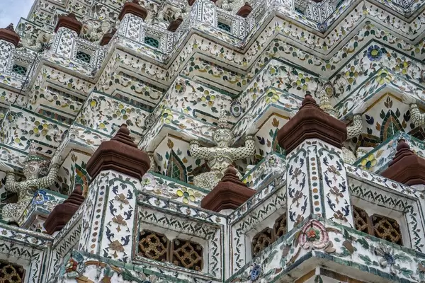 Close Up View of Wat Arun Temple in Bangkok