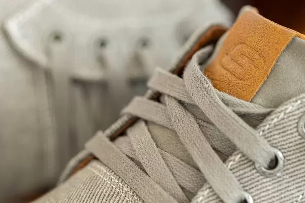 Closeup macro of Mens Shoes Skechers