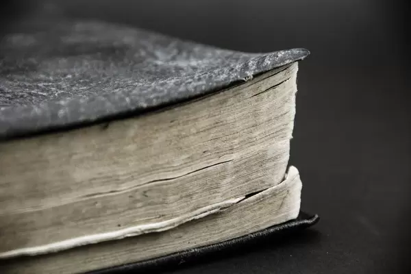 Closeup of an Old Book