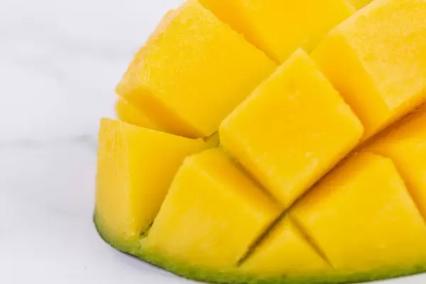 Closeup of Mango Hedgehog on the marble table (Flip 2019)