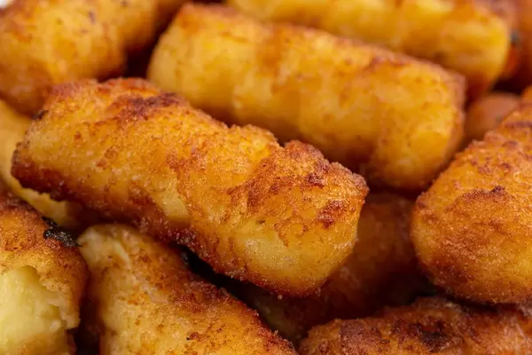 Closeup of Potato Croquettes