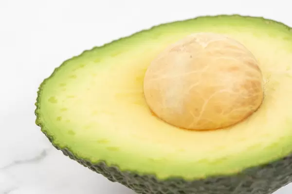 Closeup of Sliced Avocado