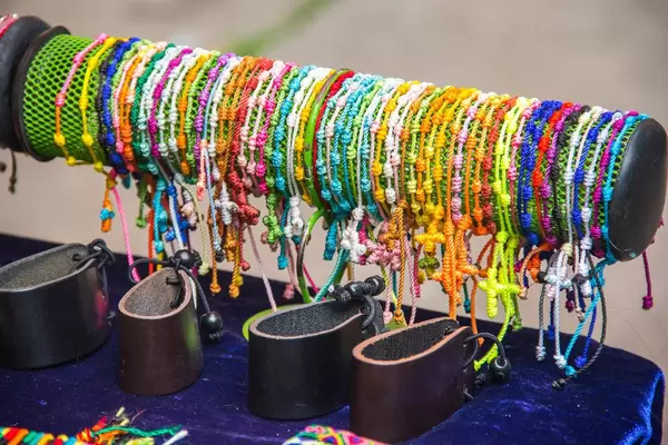 Closeup of Typical Bracelets
