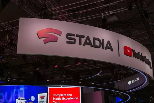 Cloud-Gaming-Service Stadia at the german games fair Gamescom 2019 in Cologne