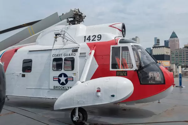 Coast Guard Helictoper at Intrepid