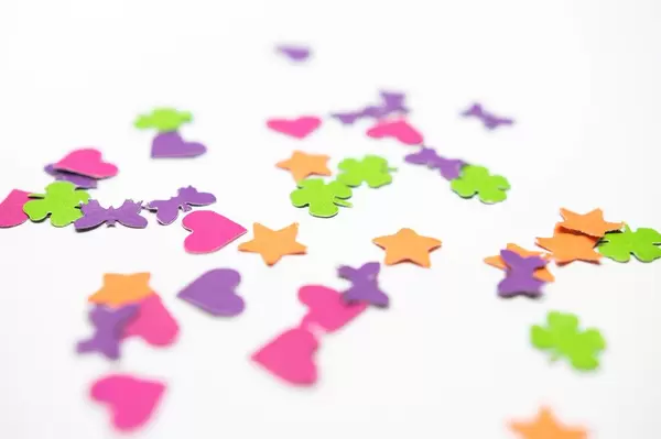 Color paper cut outs (Flip 2019)