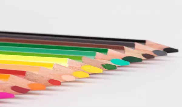 Color pencils background