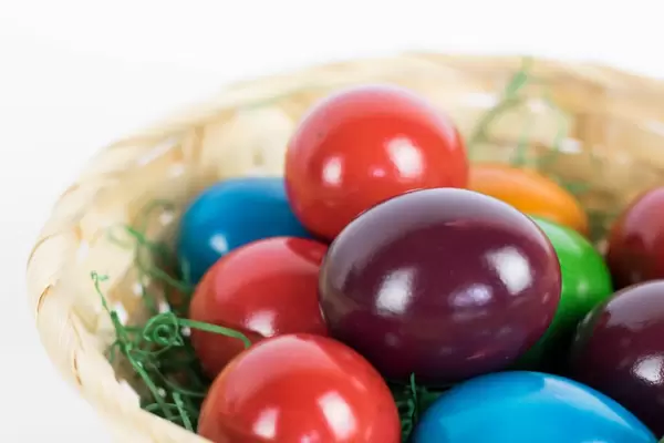 Colored Easter eggs