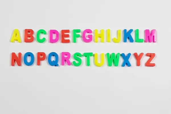 Colorful alphabet