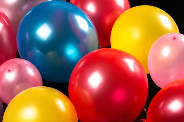 Colorful balloons background- holiday concept