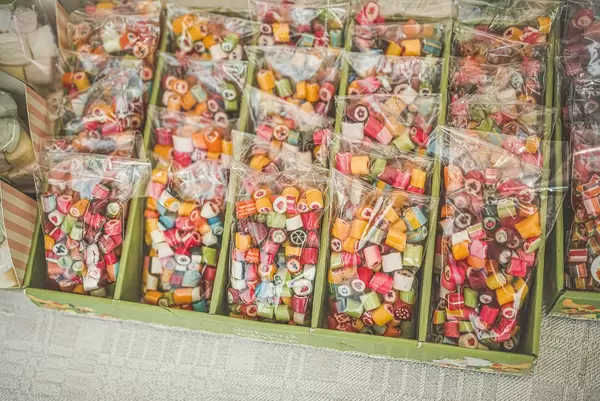 Colorful Caramels  Sweets in Packages (Flip 2019)