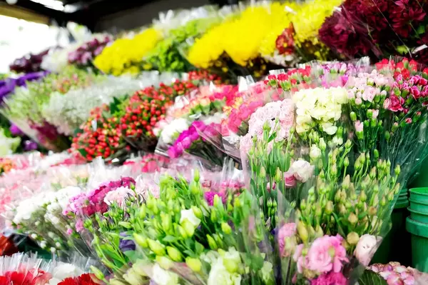 Colorful flower bouquets
