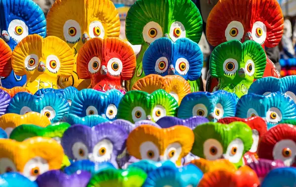 Colorful Guatemalan clay owls  Flip 2019