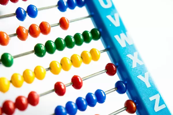 Colorful kids abacus