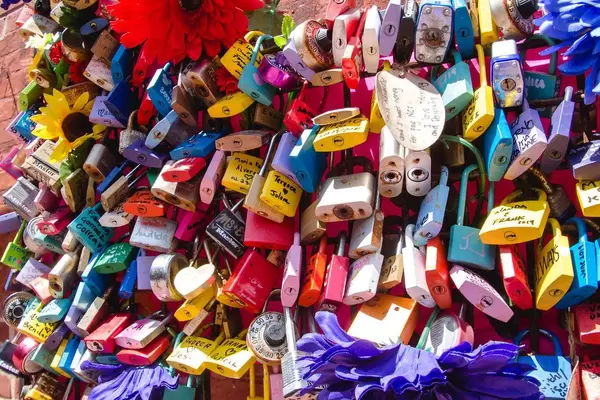 Colorful Locks for Commitment, Love or Friendship