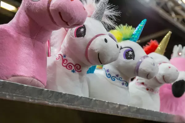 Colorful unicorn slippers - IAW Cologne 2018