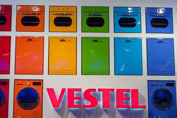 Colroful Vestel washing machines, dishwashers and baking ovens