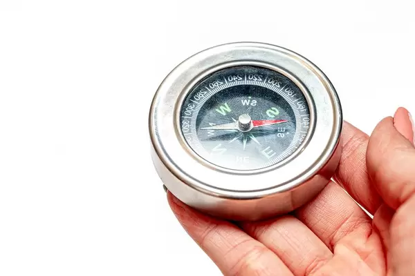 Compass on a woman's hand (Flip 2020)