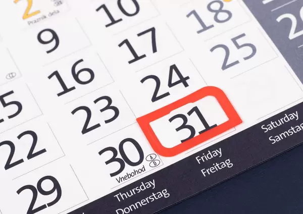 Concept of important day