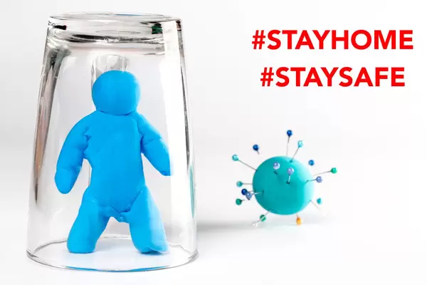 Concept photo for the start of the lockdown