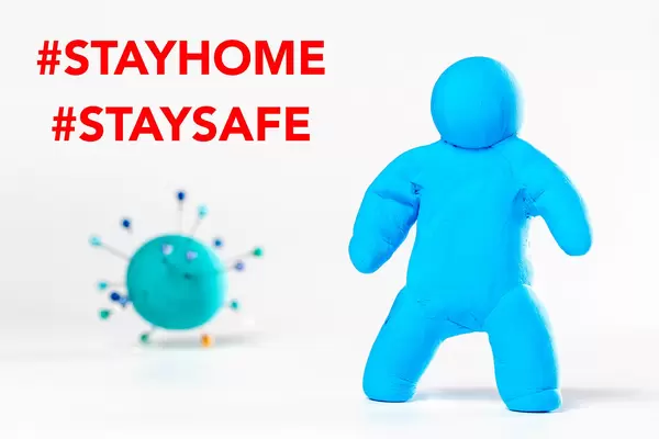 Conceptual background of the fight against coronavirus - stay at home