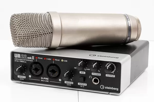 Condenser Studio Microphone with Audio Sound Card