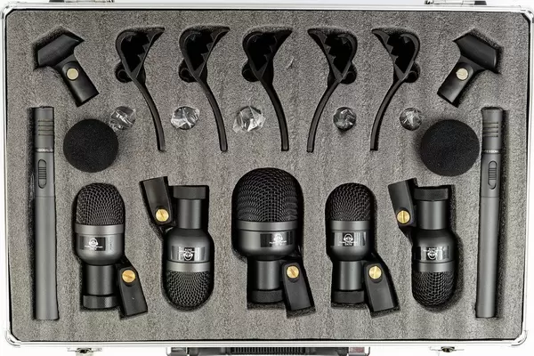 Condenser Studio Microphones set for Drums