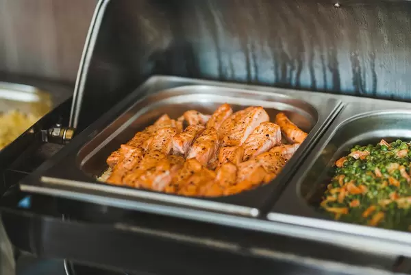 Cooked Salmon With Veggies Served In Hotel (Flip 2019)