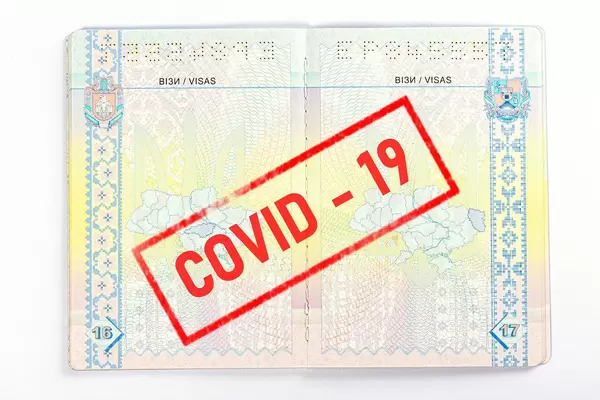 Coronavirus disease outbreak. Travelling in epidemic period. Passport border control and quarantine of infected tourists