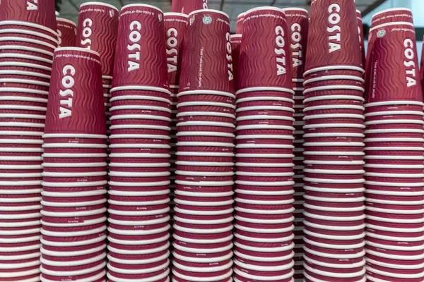 Costa coffee cardboard cups