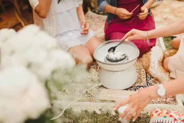 Cotton Candy Sugar Making Celebration Process